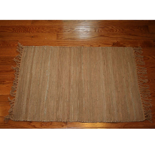 Rag Rug Cotton Tan 4'x6