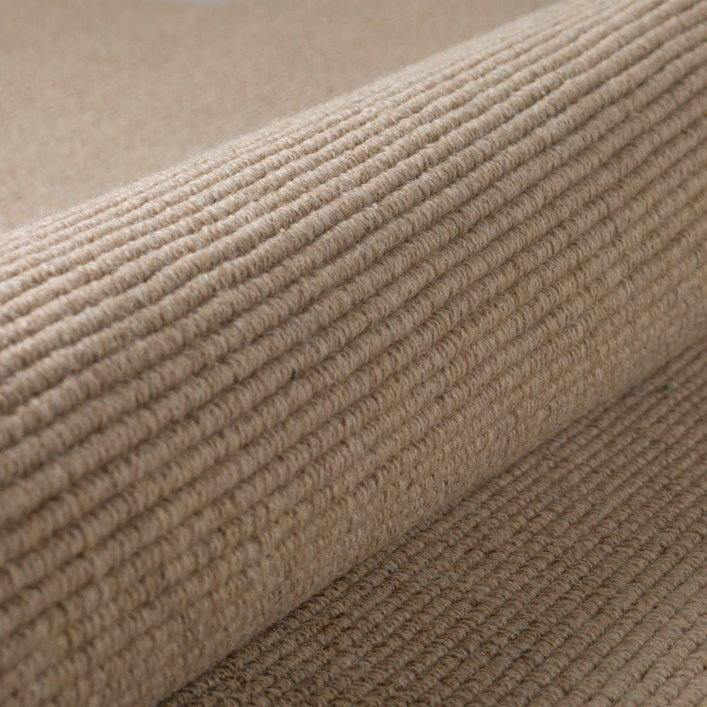 Monaco Boucle Wool Rug Taupe 5' X 7'6"