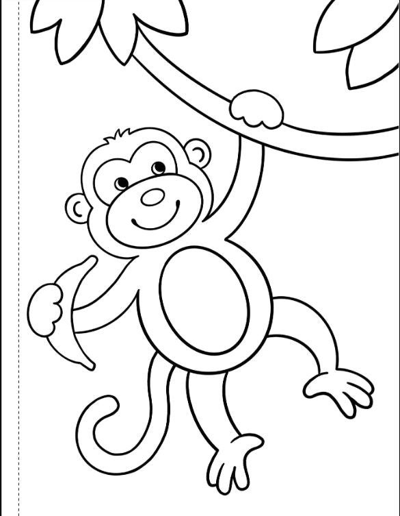 My First Coloring Book Animals