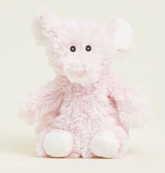 Warmies Junior Elephant Pink 9"