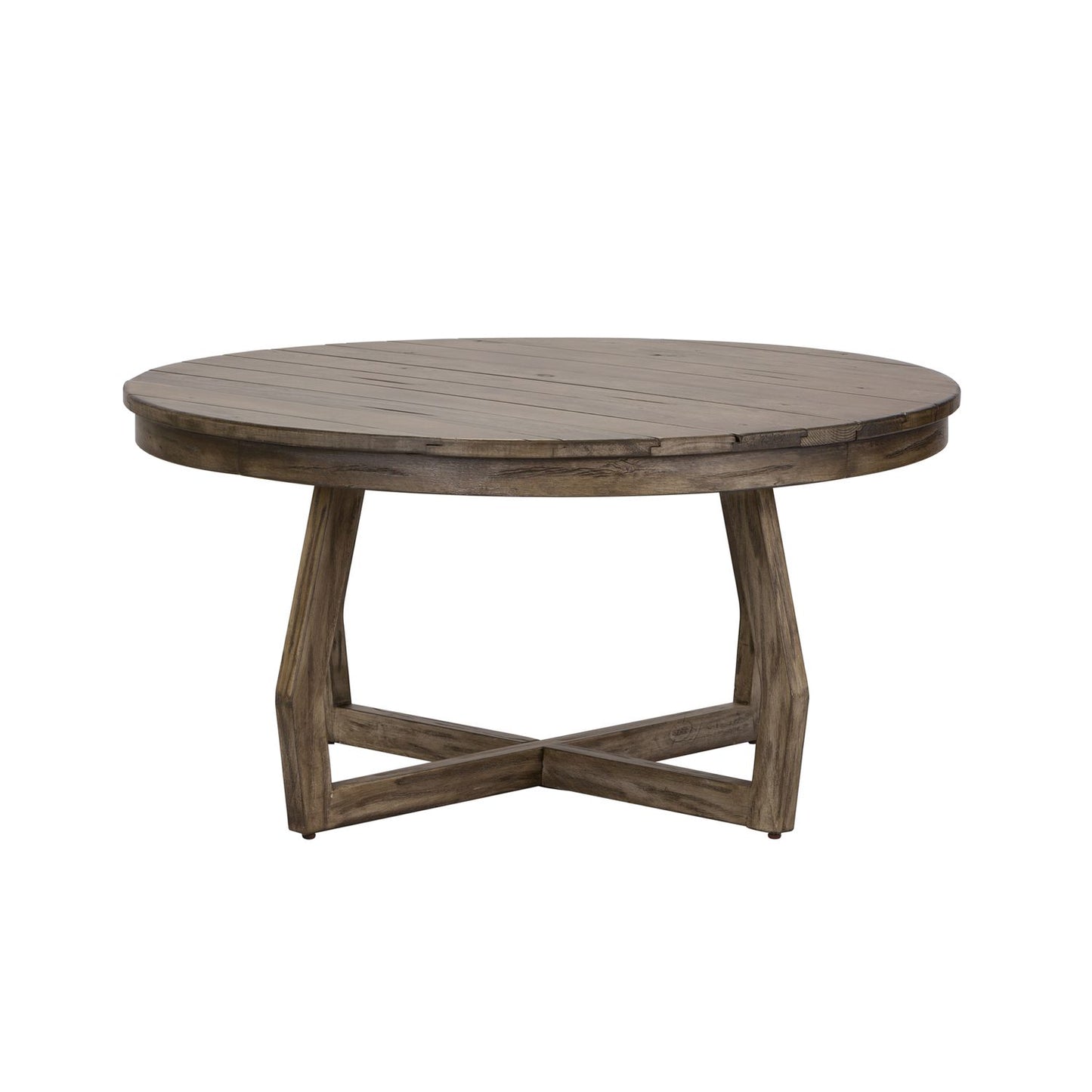 Hayden Way Gray Wash Finish Round Cocktail Table Limited Availability