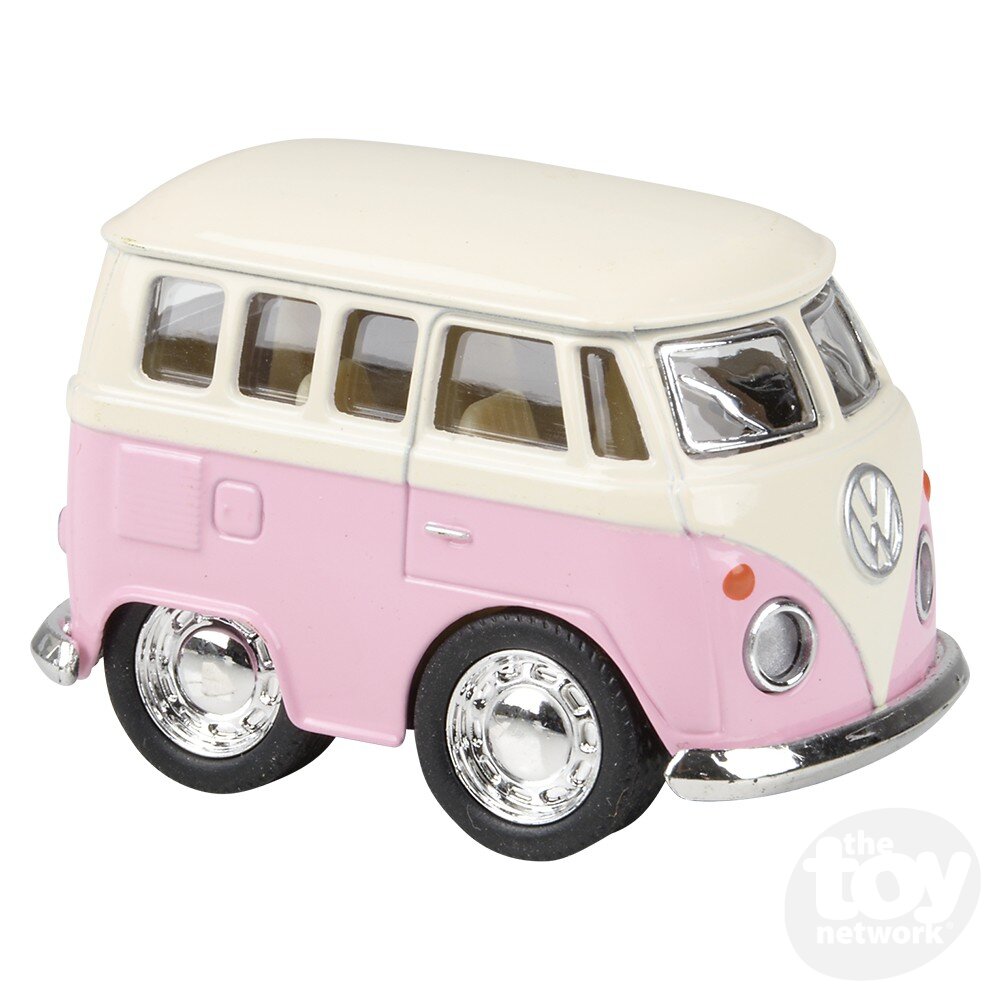 Diecast Pullback - Mini - VW Bus Pastels - 2" - Sold Individually