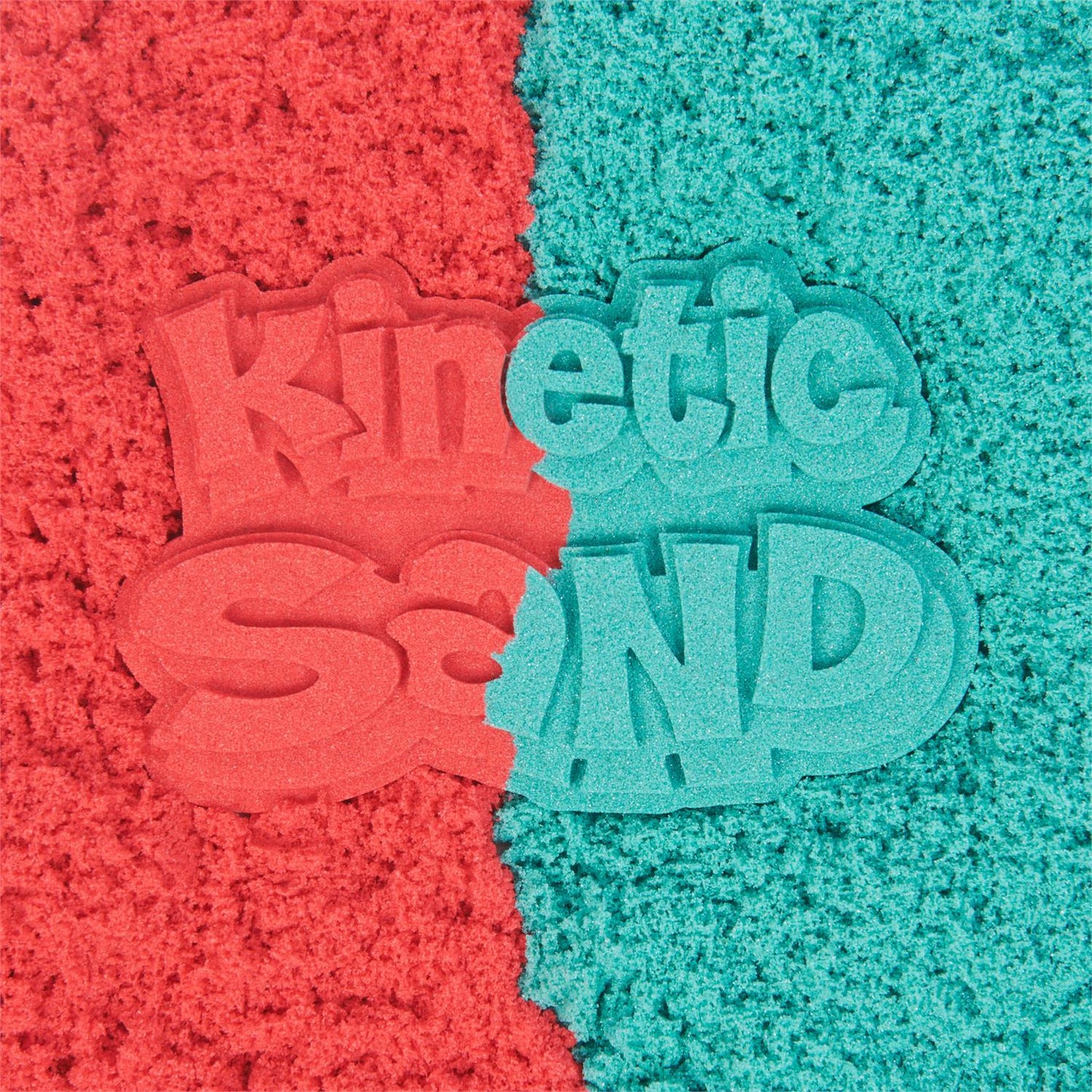 Kinetic Sand Mold n' Flow Red & Teal Play Sand 1.5lbs