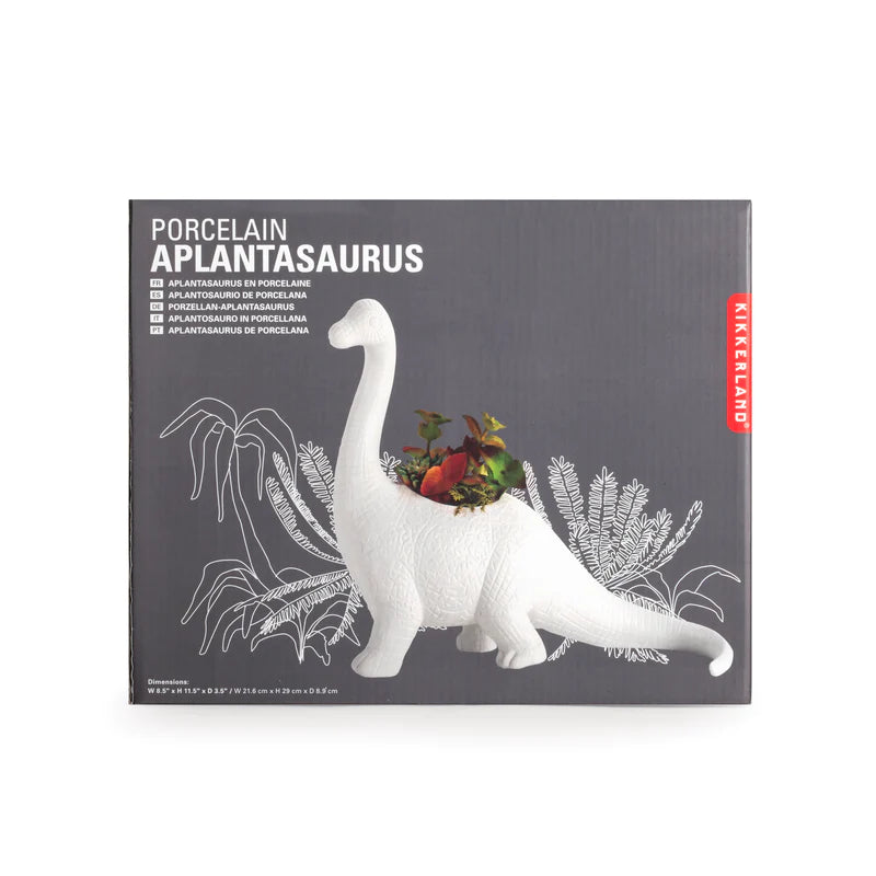 Aplantasaurus Ceramic Planter
