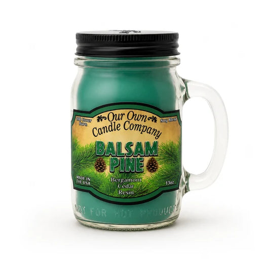 Our Own Candle Company - Mason Jar - 13oz - Balsam Pine