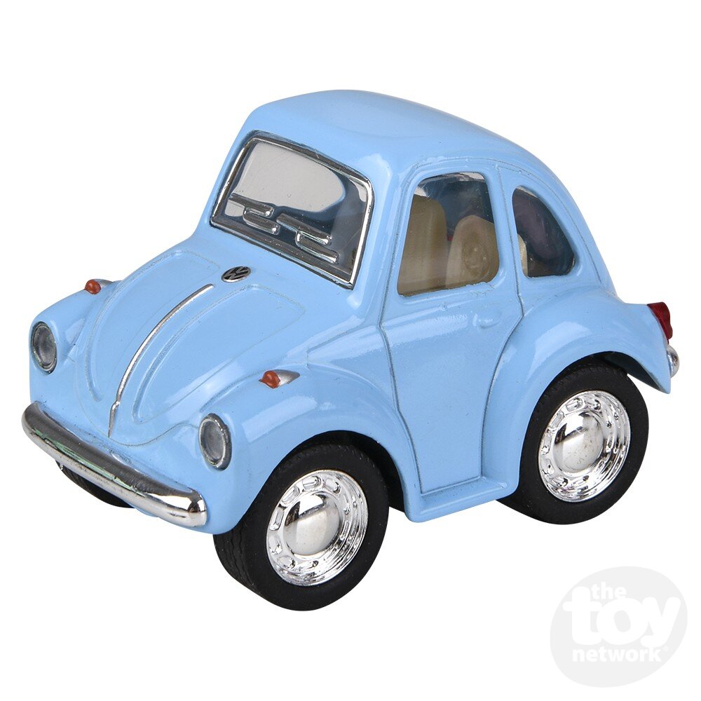 Diecast Pullback - Mini - VW Beetle Pastels - 2" - Sold Individually