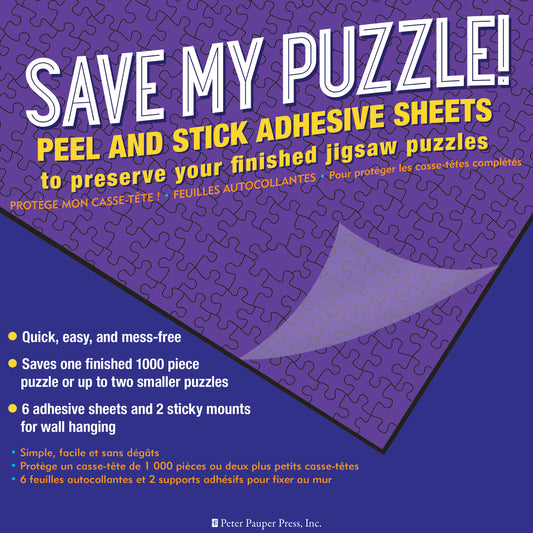 Puzzle Adhesive Save My Puzzle Peel & Stick Adhesive Sheets