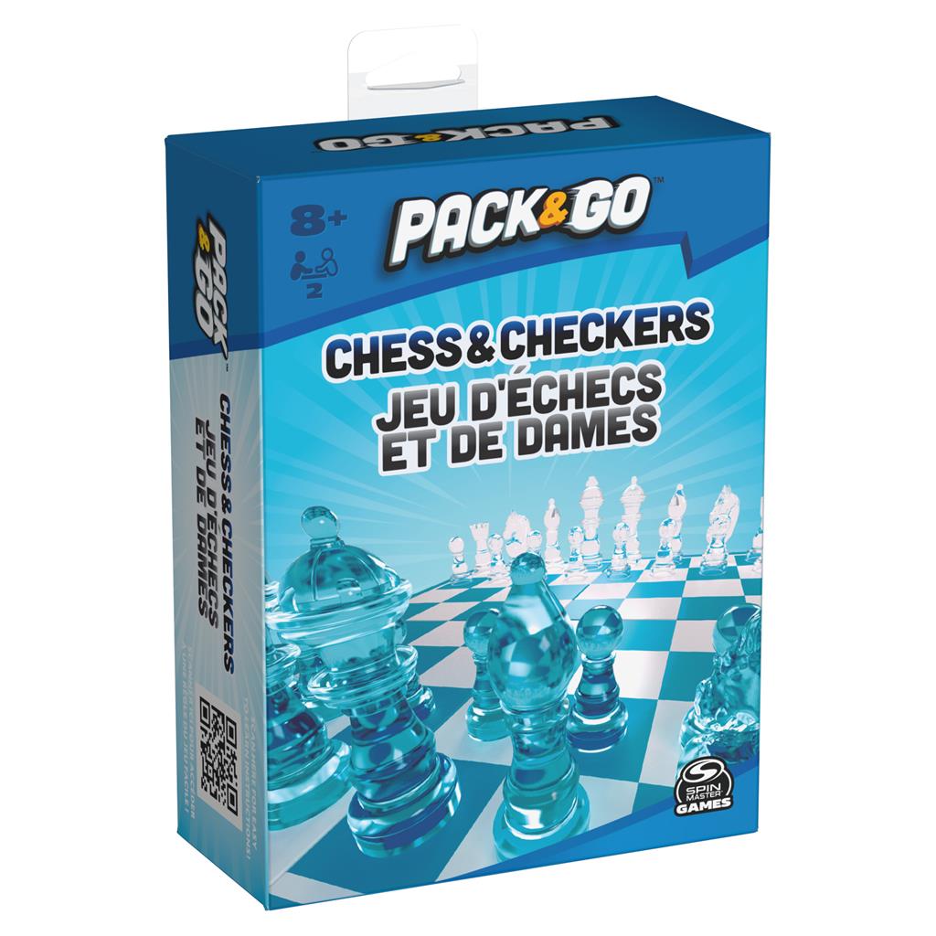 Game Pack & Go Chess & Checkers