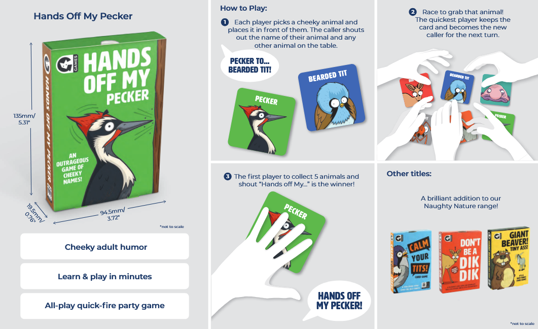 Card Game Hands Off My Pecker