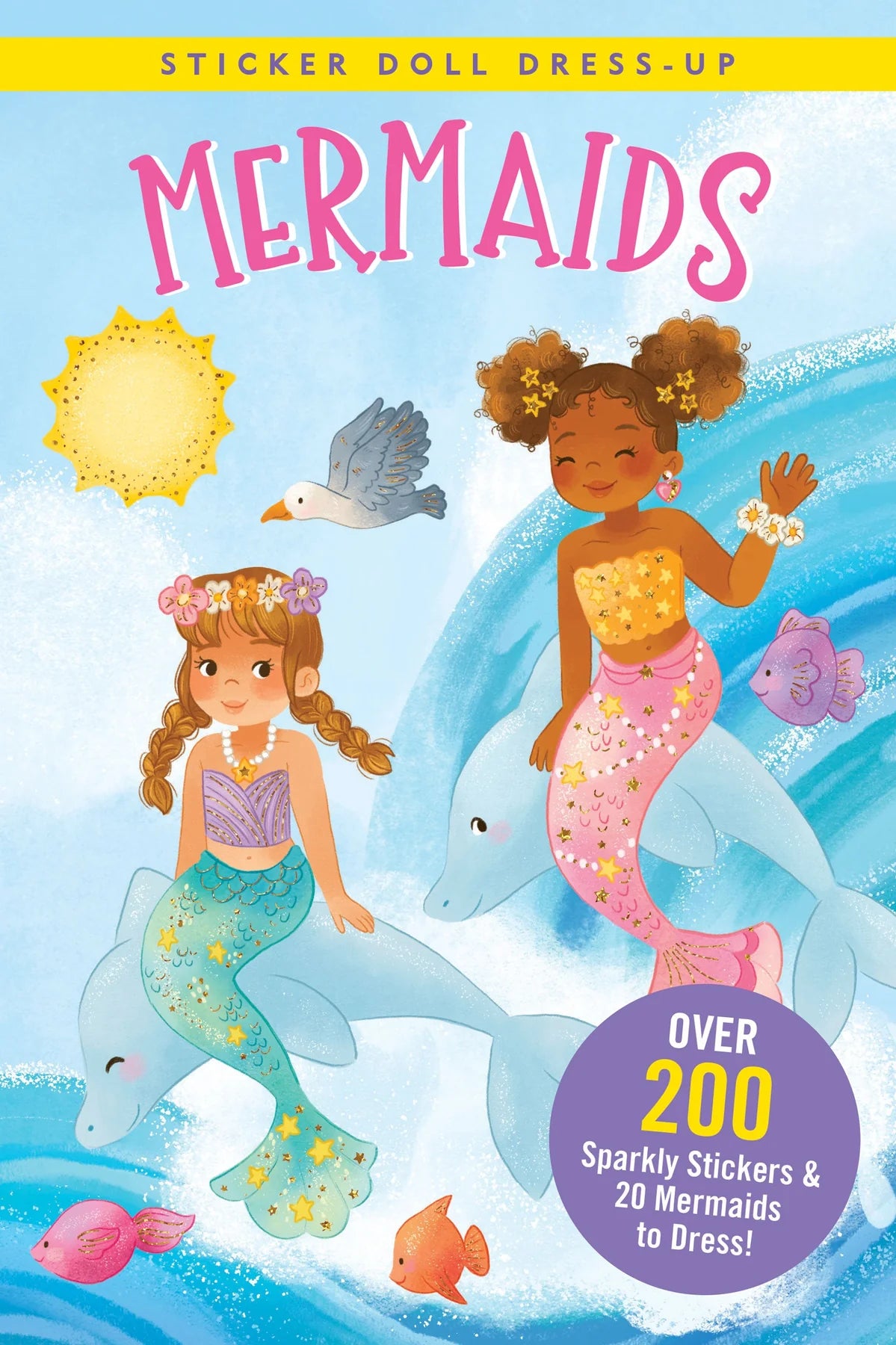 Sticker Doll Dress Up Book Mermaids