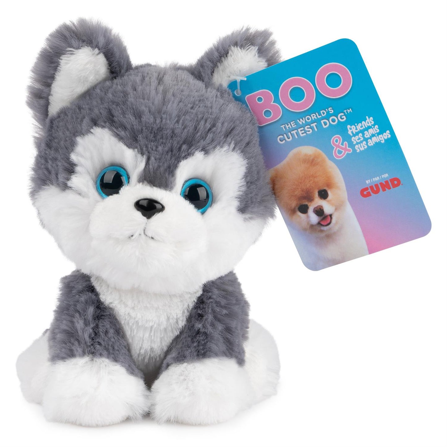 Plush Boo & Friends Husky Banner 5"