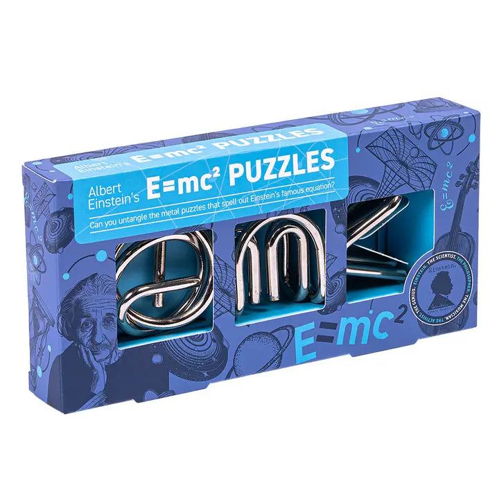 Albert Einstein's E=mc2 Metal Puzzles