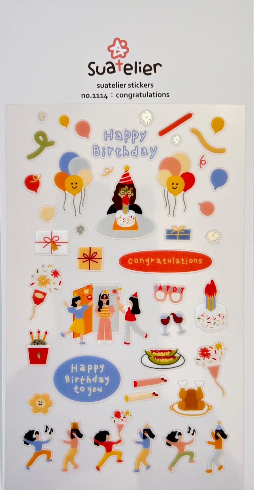 Stickers Birthday Congratulations