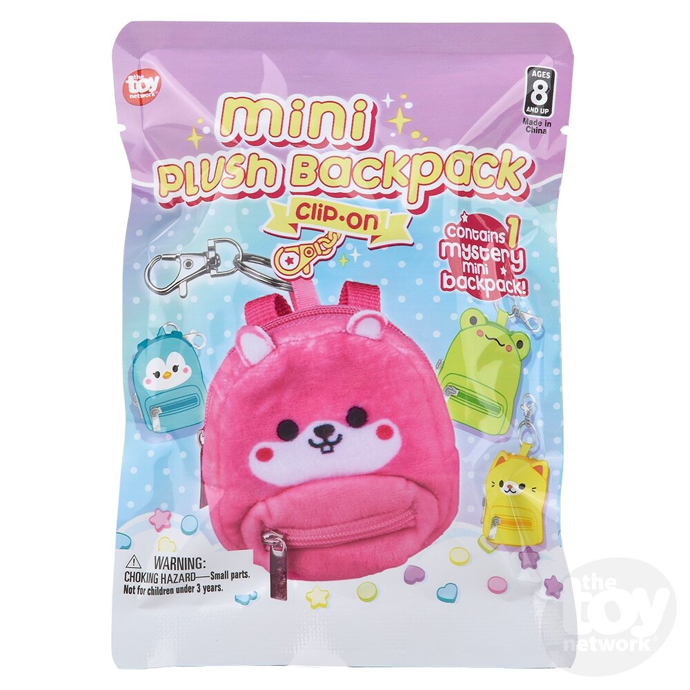 Blind Bag - Kawaii Plush - Mini Backpack Clip - 3" - Sold Individually