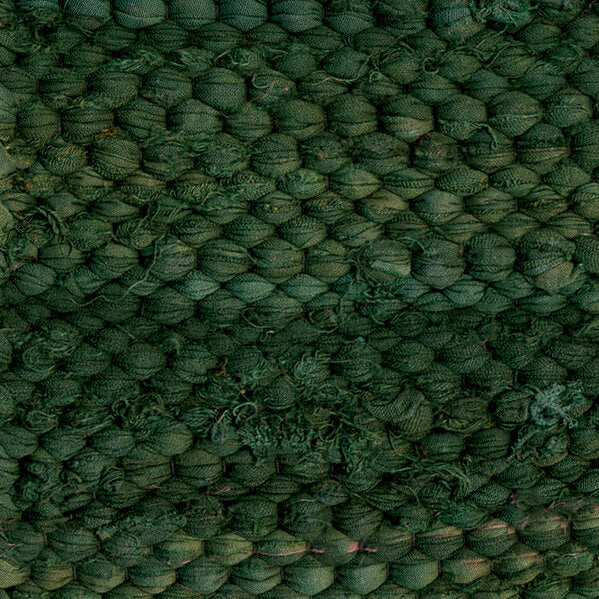 Rag Rug 2' X 3' Forest Green
