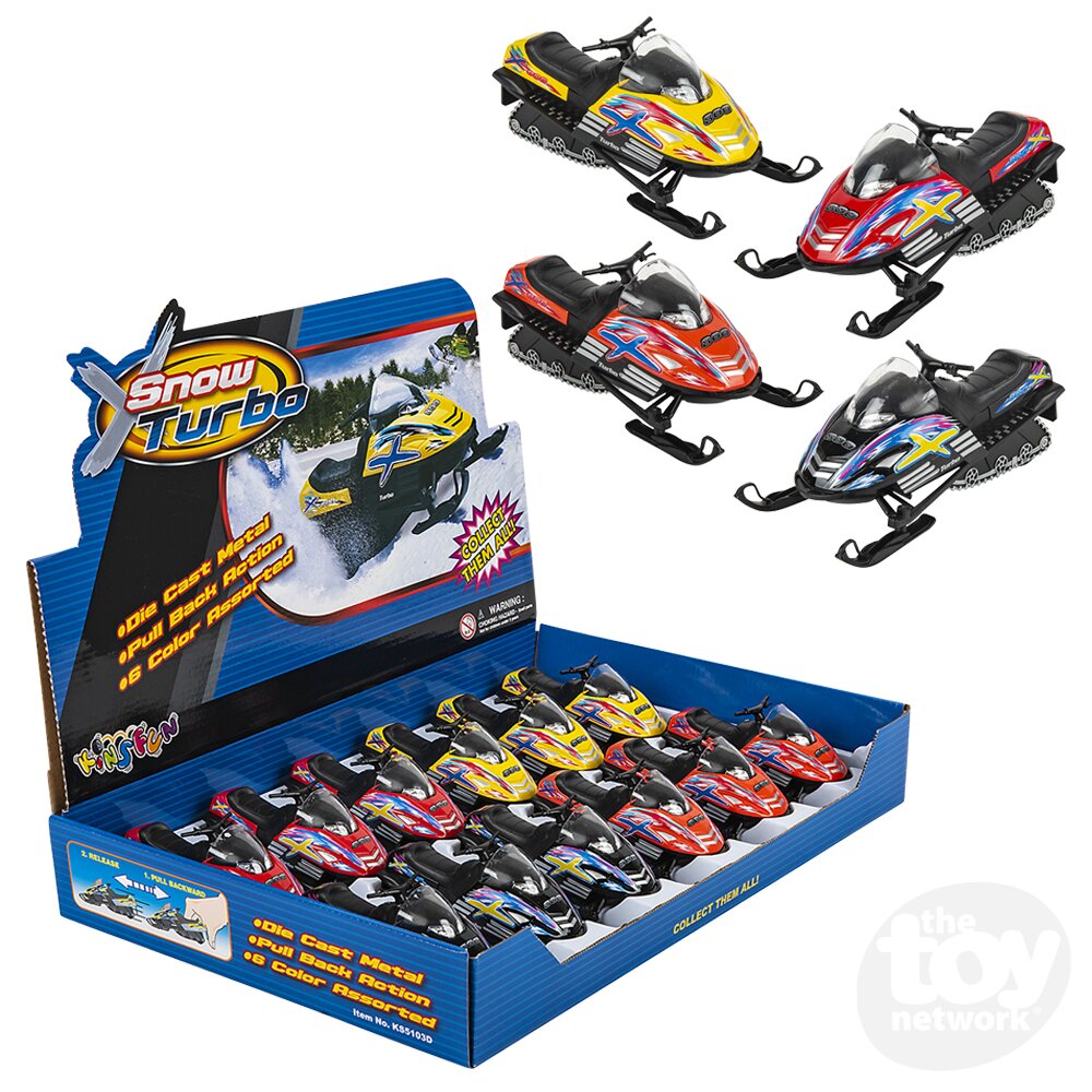 Diecast Pullback - Snow Turbo - 5" - Sold Individually
