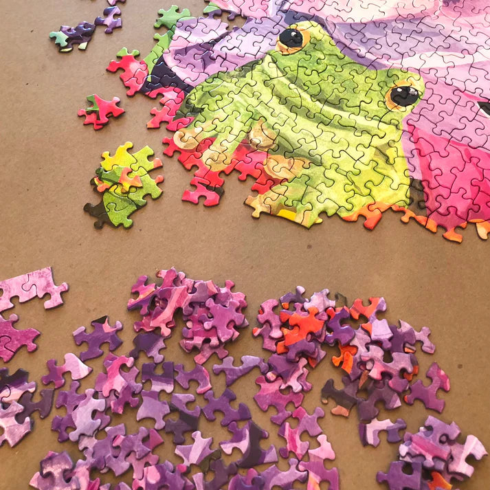 Puzzle 1000 Piece Succulents Frog