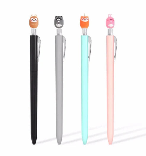 Gel Pen Animals Dancing Retractable (Sold Individually)
