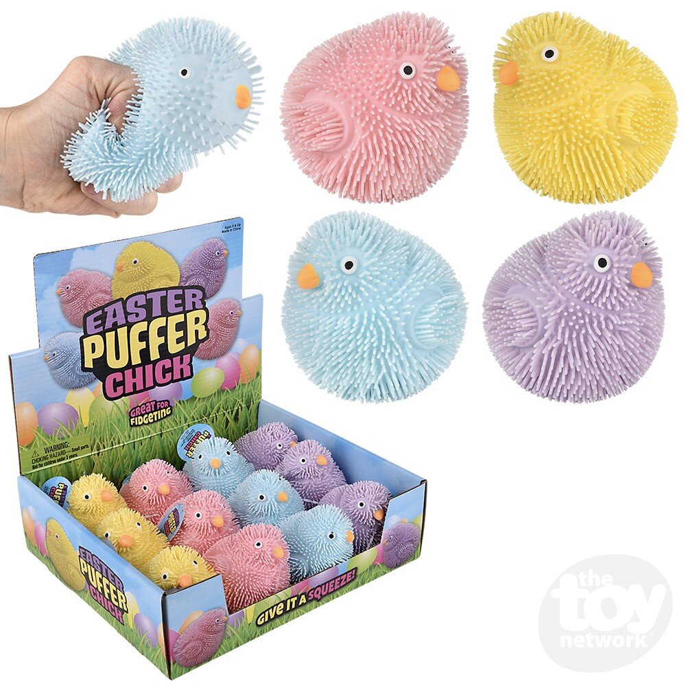 Easter Puffer Chick 3" (Sold Individually)