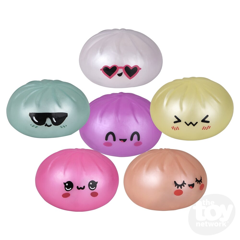 Dumplings Blind Box Squish & Stretch Metallic 3.25" (Sold Individually)