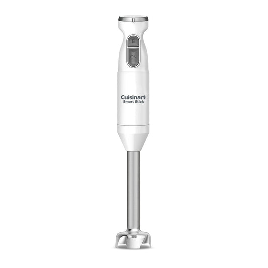 Electric Immersion Hand Blender Smart Stick White 300-watt 2speed