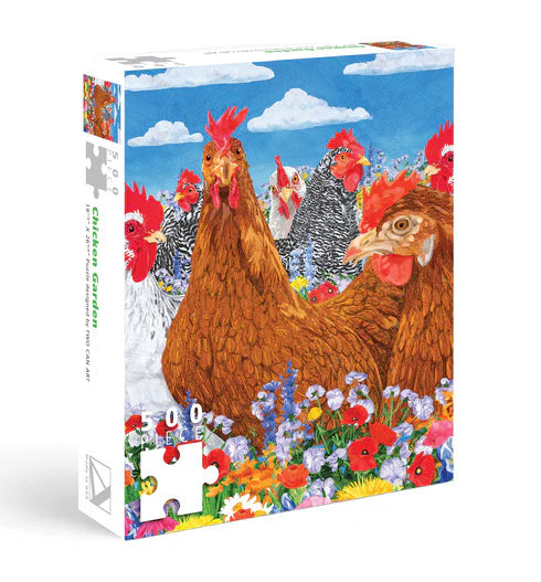 Puzzle 500 Piece Spring Chickens
