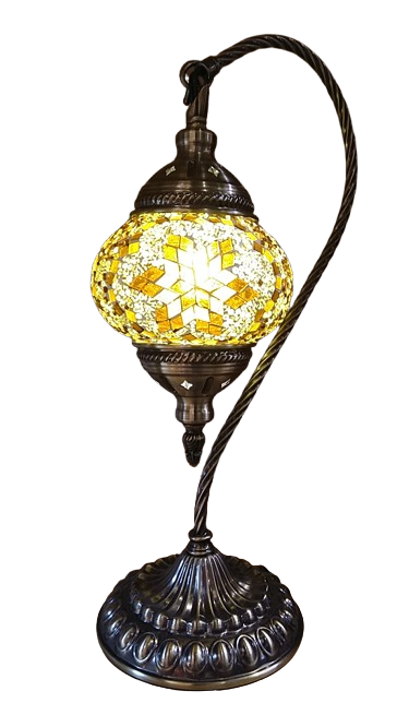 Mosaic Lamp Half Heart #16