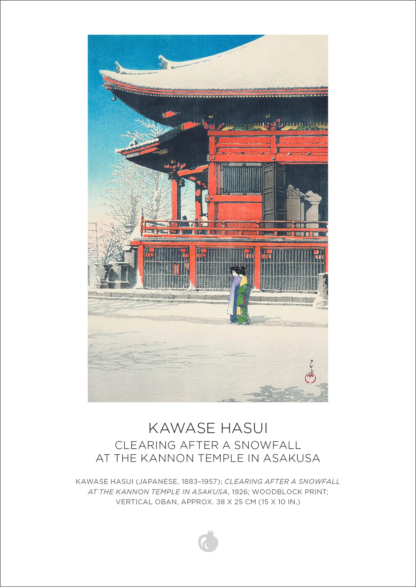 Jigsaw Puzzle Mini - 120 Piece - 4 Image Set - Kawase Hasui - Snowfall