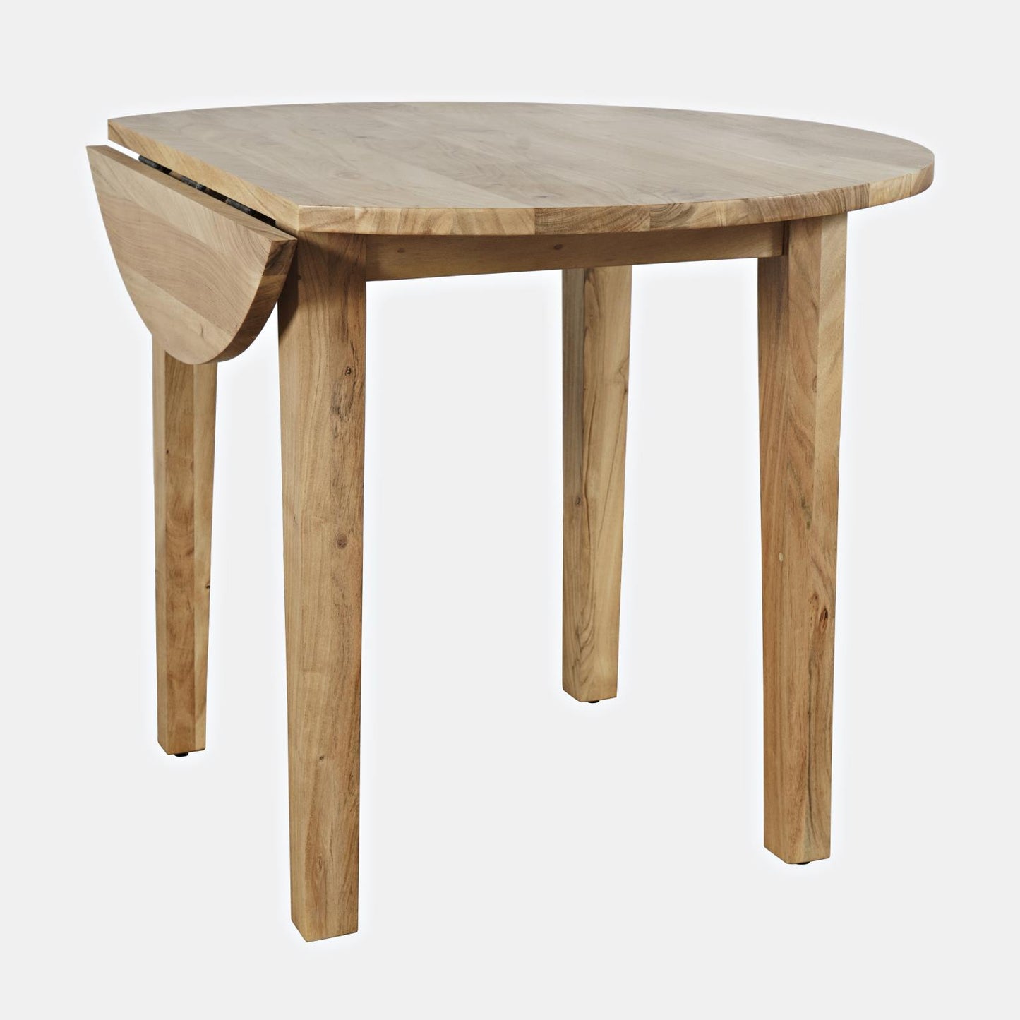 Urban Archive Colby Dining Table Round Drop Leaf Natural