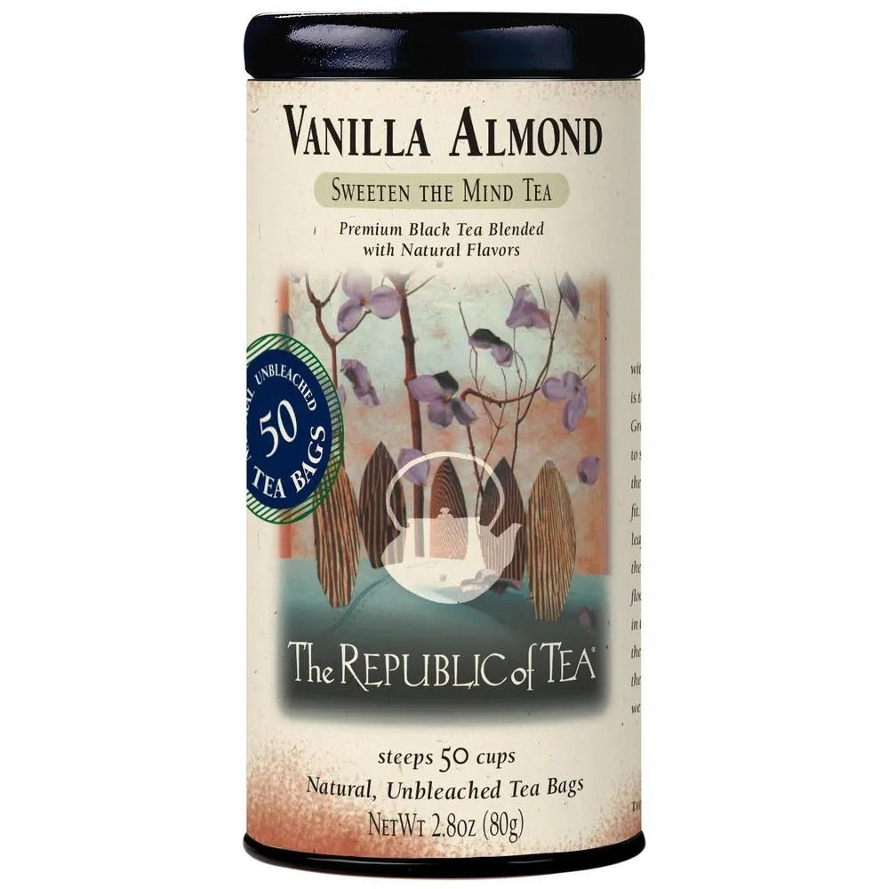 Classic Tea Tin - Vanilla Almond Black Tea 50bags