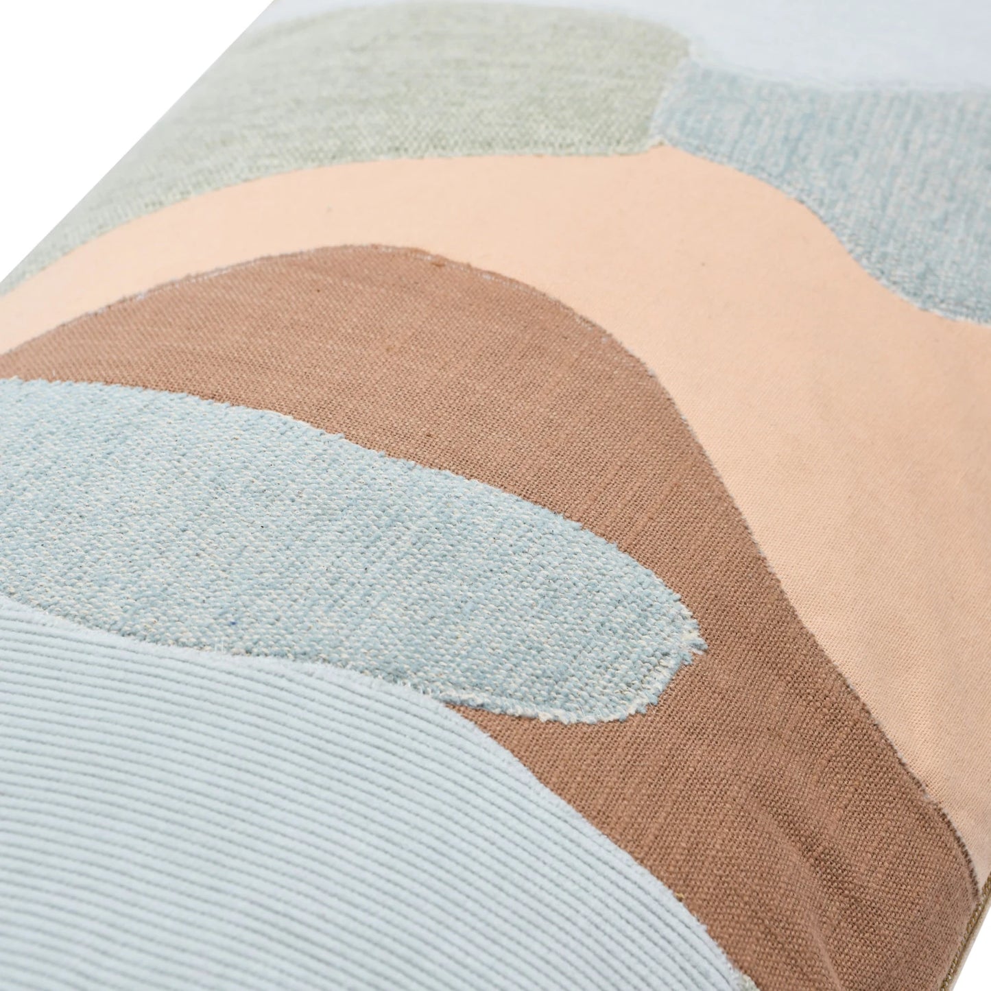 Pillow Cotton Blend Patchwork 36" x 16"