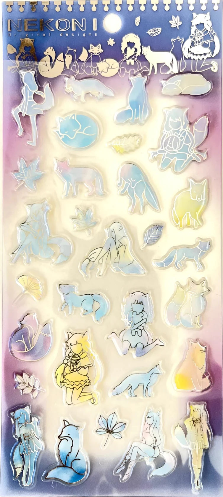 Stickers Gel Crystal Fairies