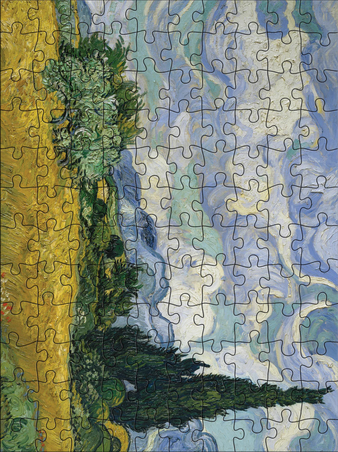 Jigsaw Puzzle Mini - 120 Piece - 4 Image Set - Vincent Van Gogh