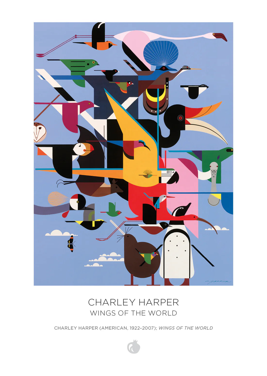 Jigsaw Puzzle Mini - 120 Piece - 4 Image Set - Charley Harper