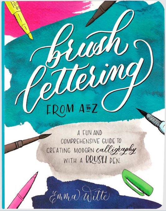 Art Center Artist's Book Brush Lettering From A To Z