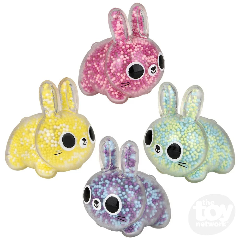 Easter Squeezy Bead Bunny Rabbit 2.5" Sold Individually