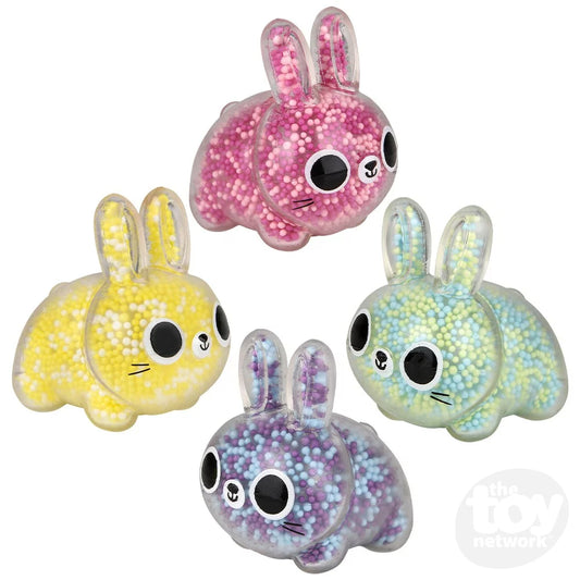 Easter Squeezy Bead Bunny Rabbit 2.5" Sold Individually