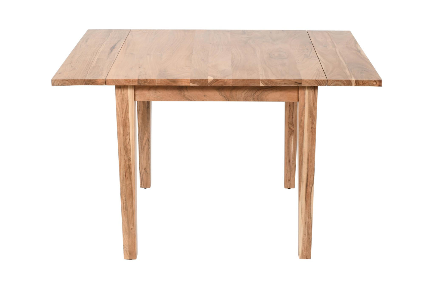 Urban Archive Colby Dining Table Drop Leaf Square To Rectangle Natural