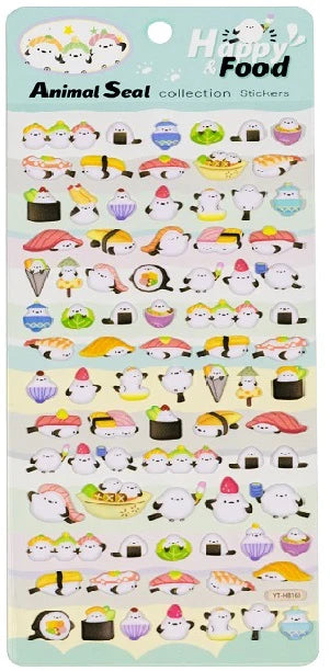 Stickers Sushi Puffy