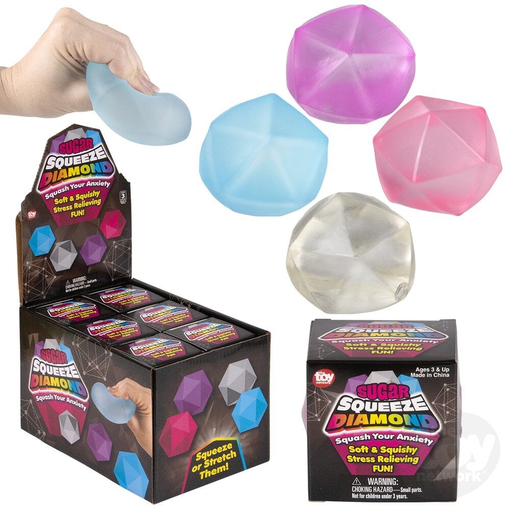 Squeezy Sugar Diamond 2.5" (Sold Individually)