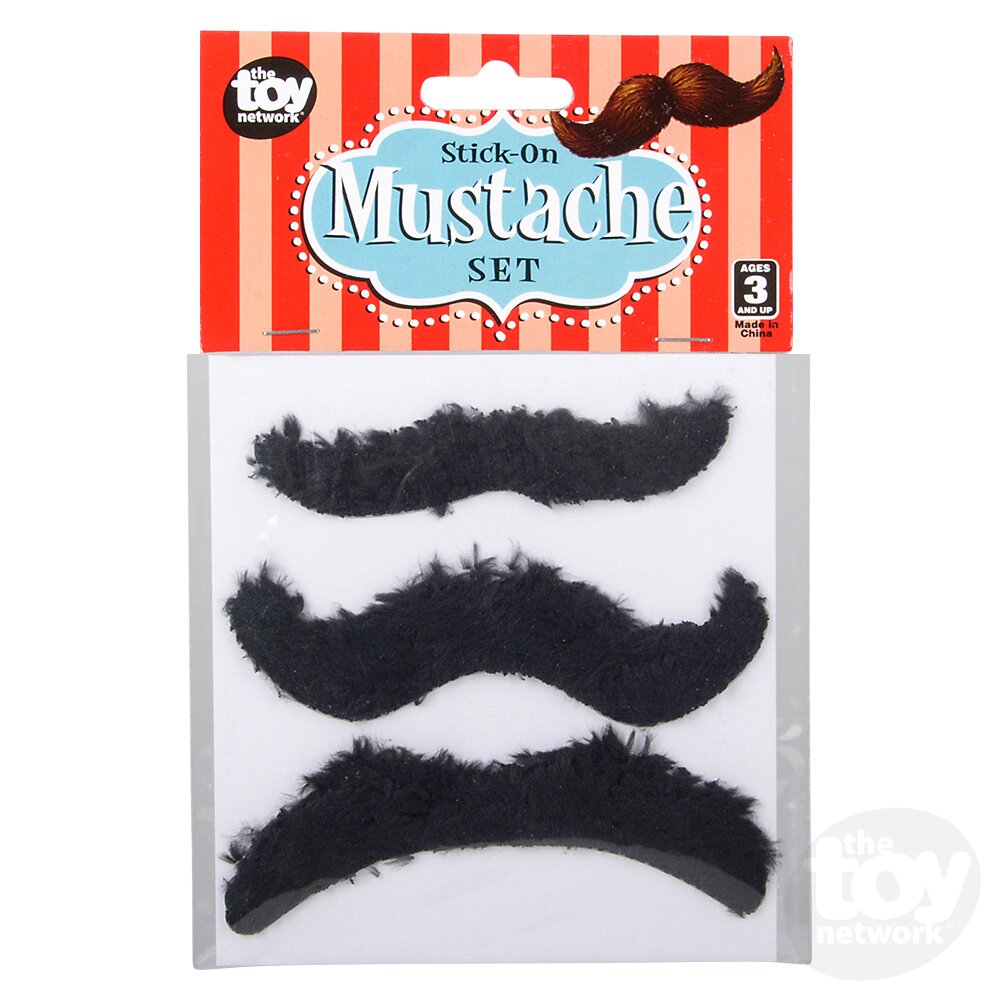 Mustache Set of 3 (Each One - 3.5")
