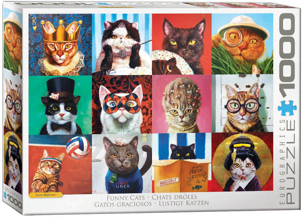 Eurographics Puzzle 1000 Piece - Funny Cats