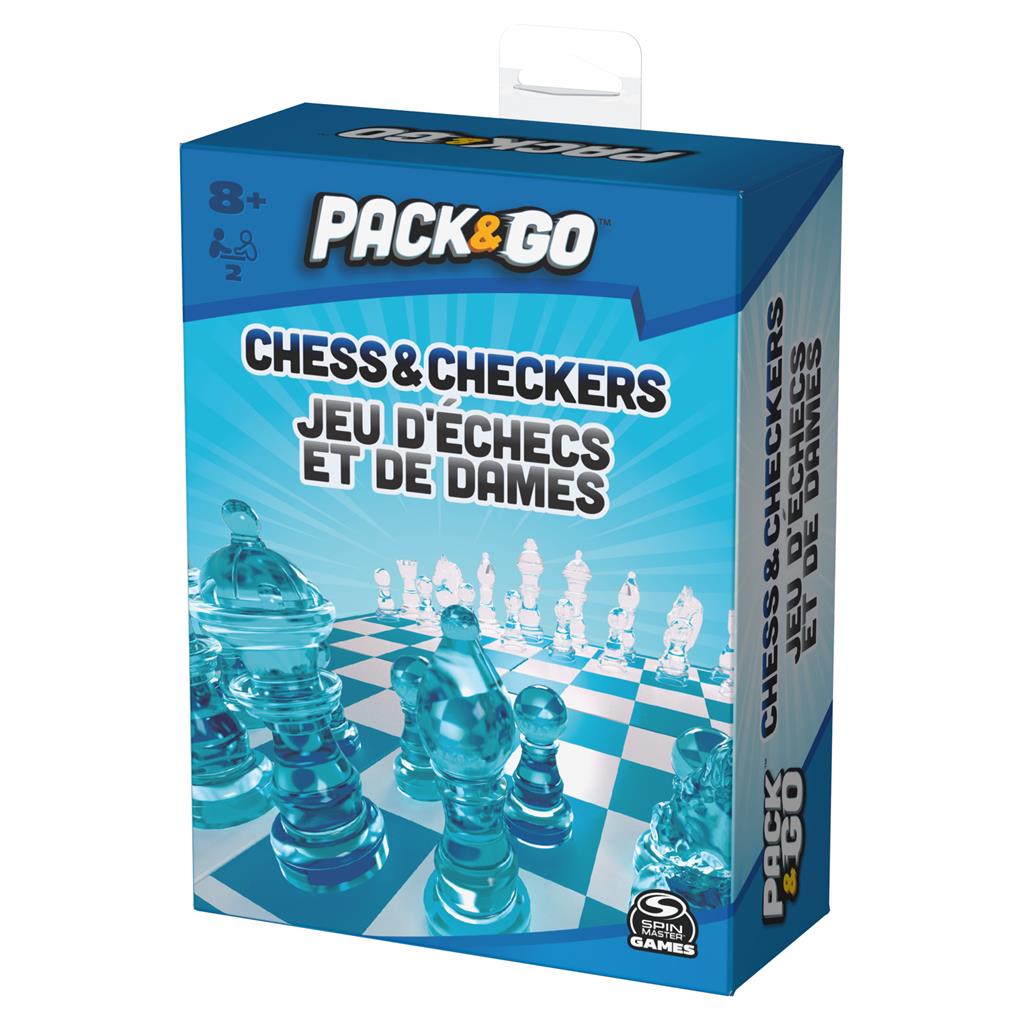 Game Pack & Go Chess & Checkers