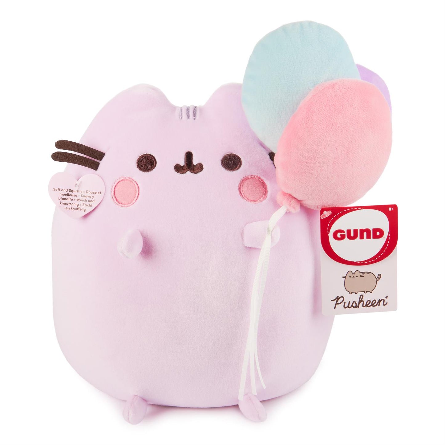 Plush Pusheen Squisheen Balloons - 15th Anniversary 9.5"