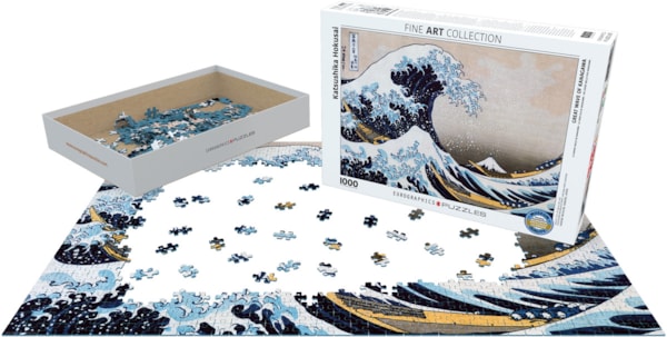 Eurographics Puzzle 1000 Piece - Hokusai - Great Wave Of Kanagawa