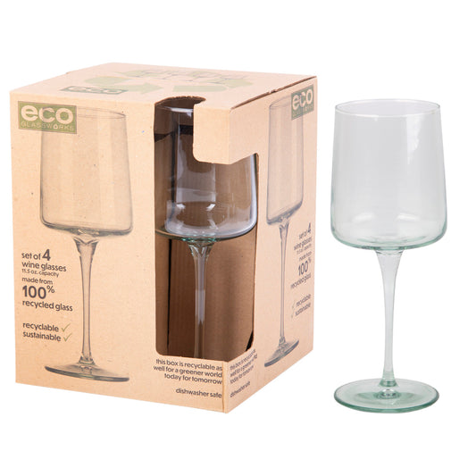 Eco Wave Wine Glass - 11.05 Oz (Sold Individually)