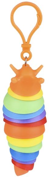 Sensory Wiggle Clip On Slug 3.75" (Sold Individually)