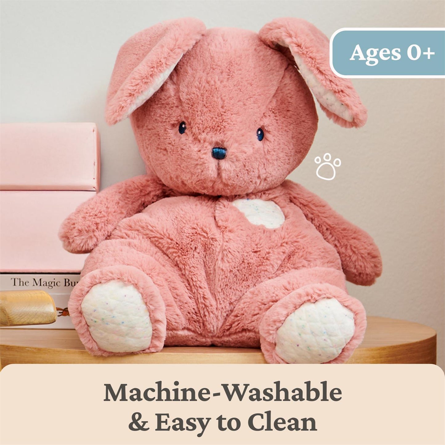 Plush Oh So Snuggly Bunny Pink 12.5"