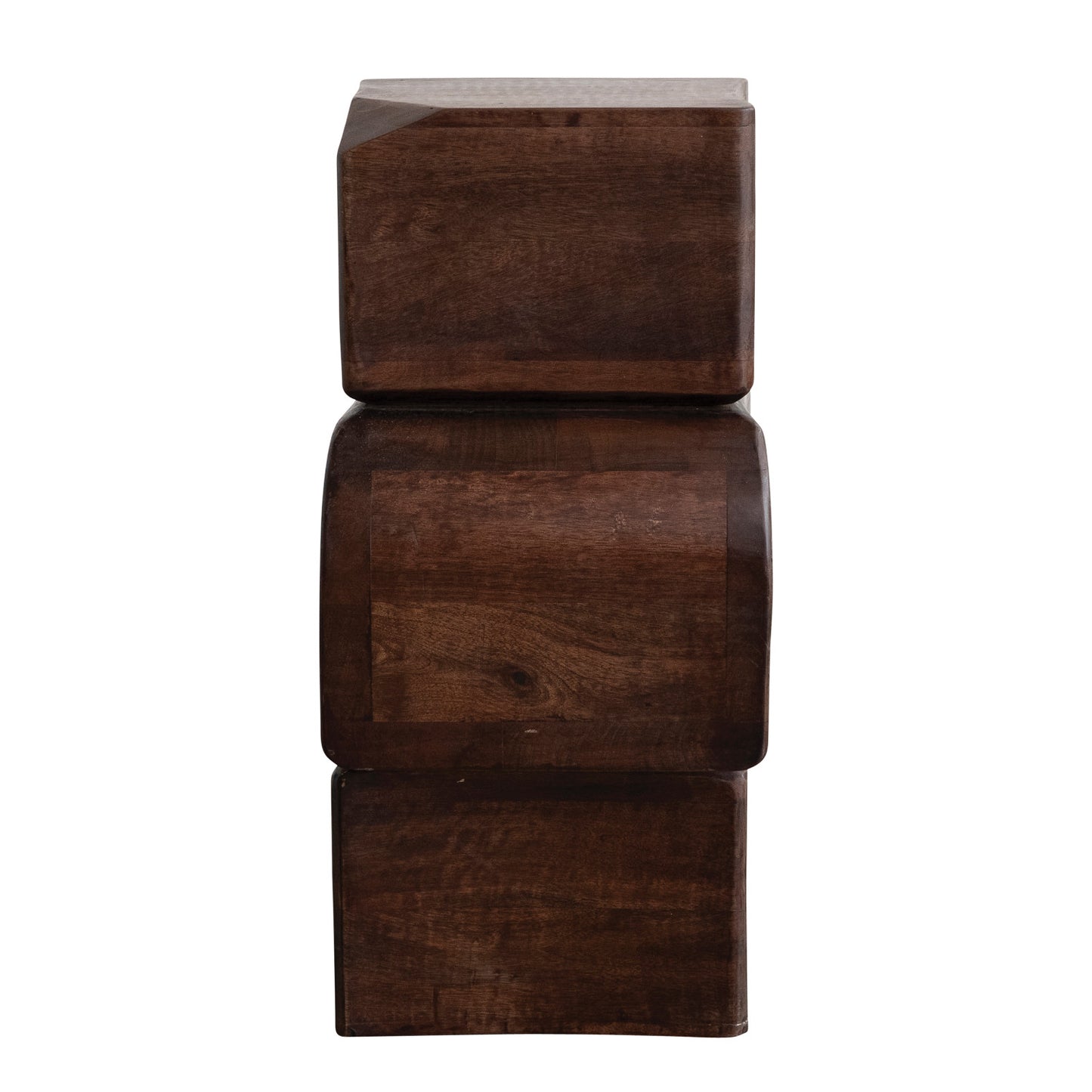 Table Mango Wood Stacked 22"h