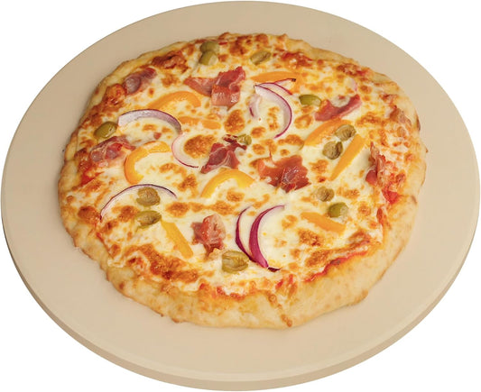 Old Stone Cordierite Round Pizza Stone, 16-Inch, B